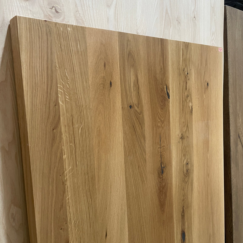 Massivholz Tischplatte | 180x80x4cm | Holzart: Eiche | Art Baumkante: Gerade Kante  | Finish: Hartwachsöl | Code: VK-Ei29 | Standort: Vintique Berlin Köpenick