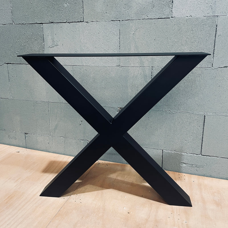 2er Set Tischkufen "XZIBIT " | Farbe: matt schwarz | Abmessung: 78x72x8cm