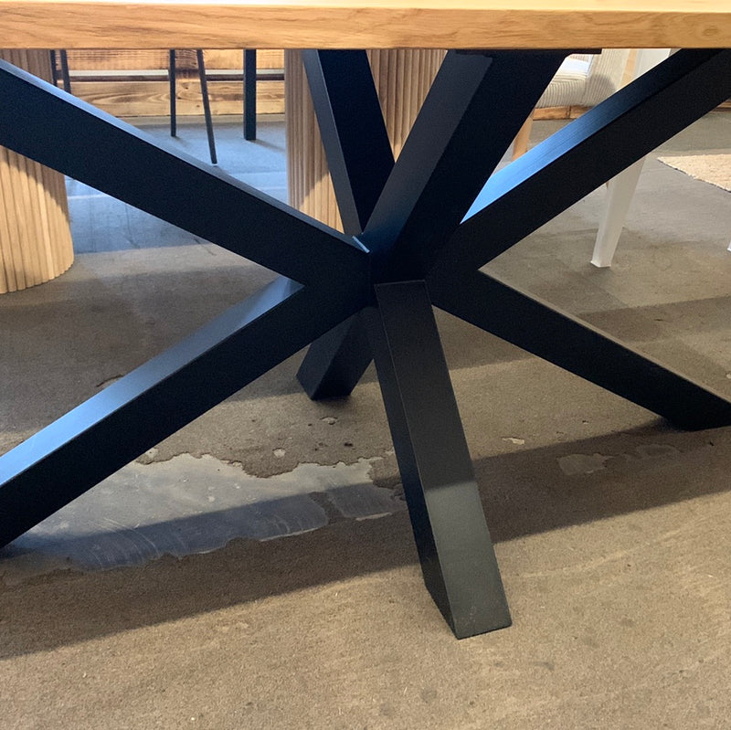 Tischgestell Spider „IRON MAIDEN“ | Abmessung: 150x80x72 | Farbe: matt schwarz