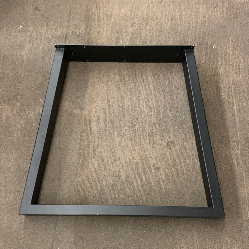 Kufen für Tischplatten | Trapez | massiv | schwarz | 73x80x14cm (2 Stk.)