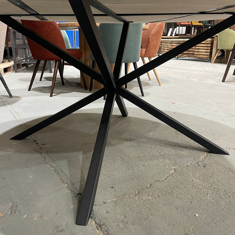 Tischgestell „SANTANA“ für runde Tischplatten ab 130cm bis 160cm | in 3 Farben