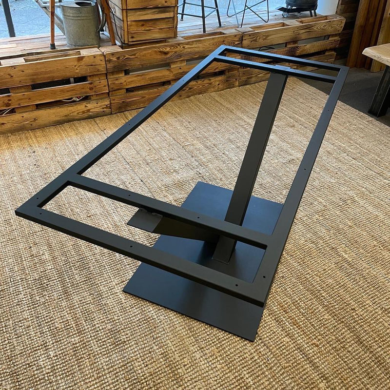 Tischgestell | V-Form | H:72,5cm | Farbe: metallic (nur Klarlack)