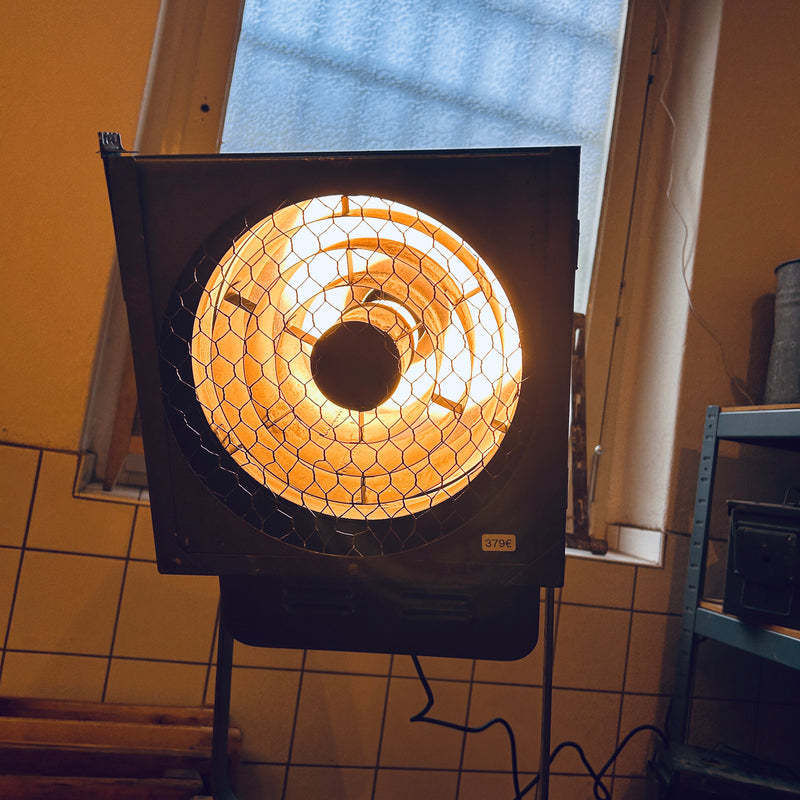 Industrial Stehlampe | Alter Ventilator | Höhe ca. 190cm | SL-V2